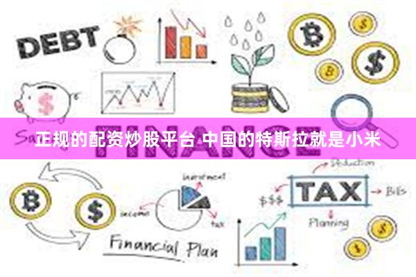 正规的配资炒股平台 中国的特斯拉就是小米