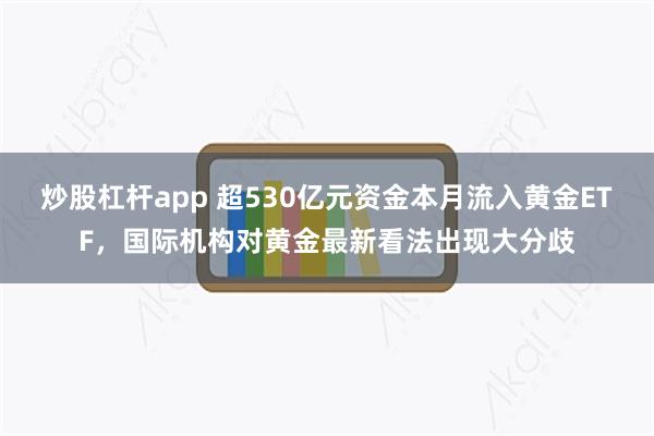 炒股杠杆app 超530亿元资金本月流入黄金ETF，国际机构对黄金最新看法出现大分歧