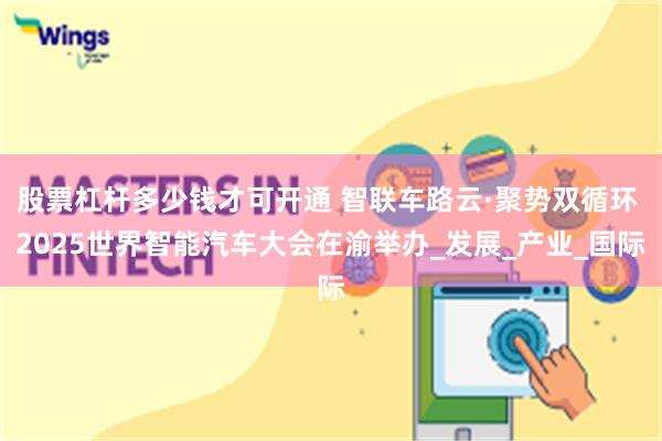 股票杠杆多少钱才可开通 智联车路云·聚势双循环 2025世界智能汽车大会在渝举办_发展_产业_国际