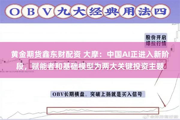 黄金期货鑫东财配资 大摩：中国AI正进入新阶段，赋能者和基础模型为两大关键投资主题